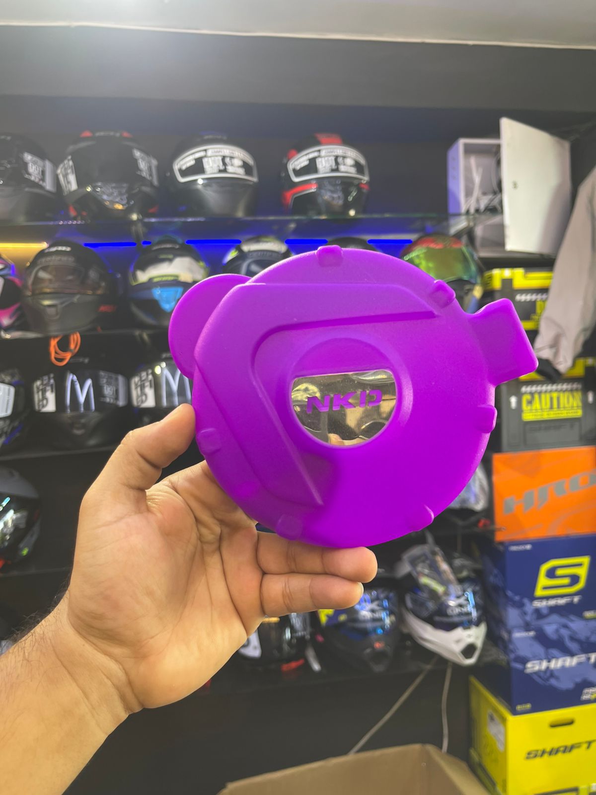 Kit Tapa Motor AKT NKD 125 - Blanco tapa piñón