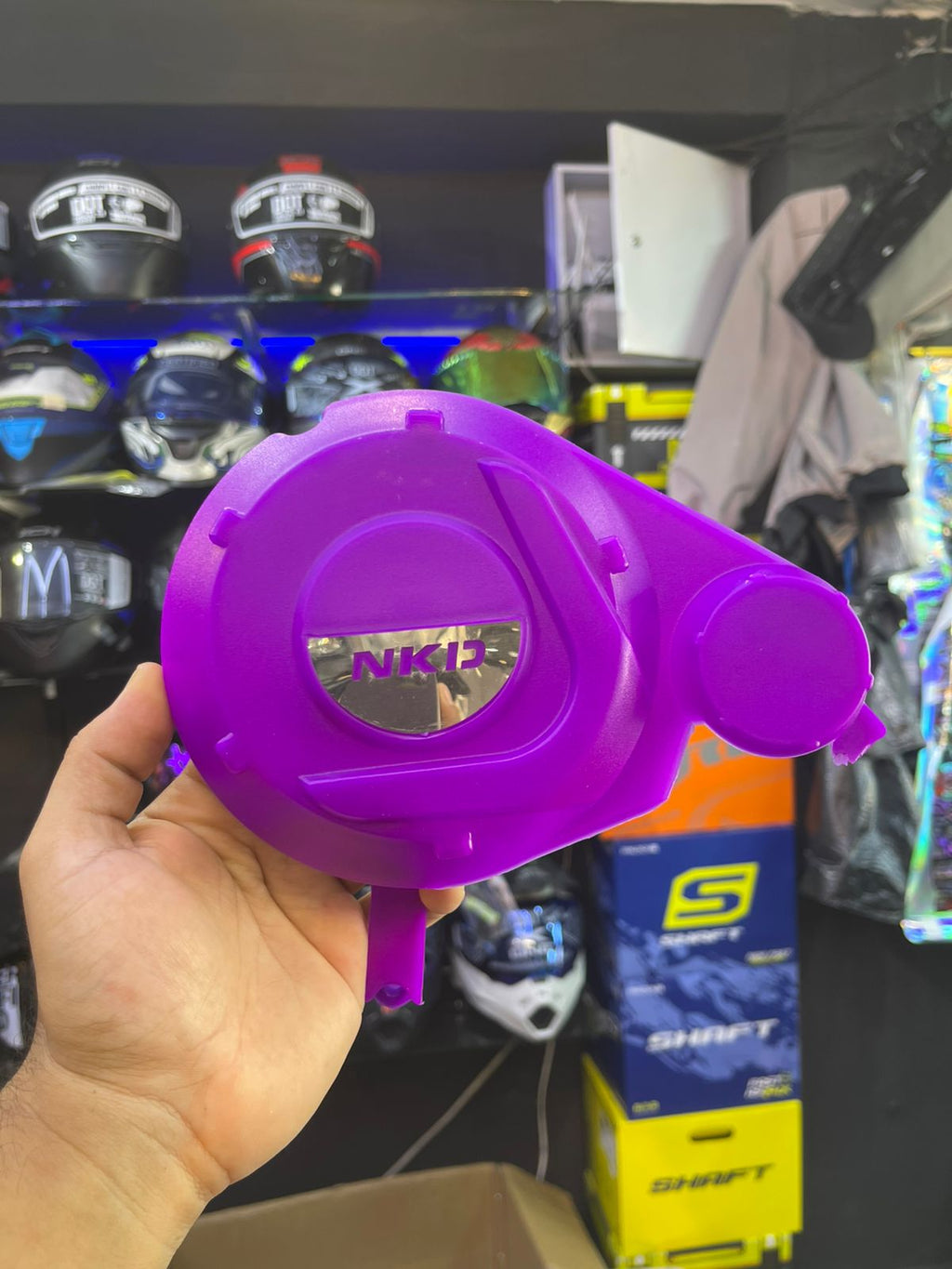 Kit Tapa Motor AKT NKD 125 - Blanco tapa motor